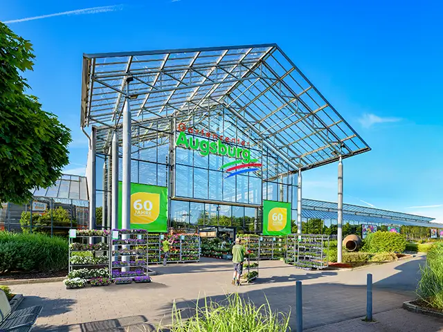 Gartencenter Augsburg in Castrop Rauxel von außen