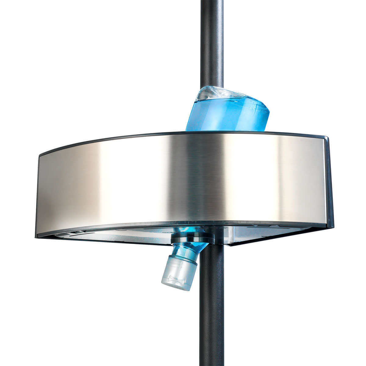 Wenko  Teleskop-Duschecke Premium Big Black Edelstahl rostfrei Bild 9