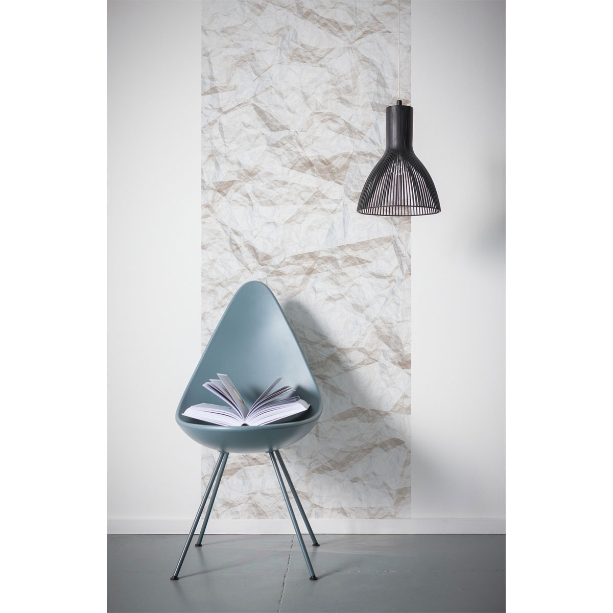 Komar  Vlies Fototapete Crumpled Panel 100x250 cm