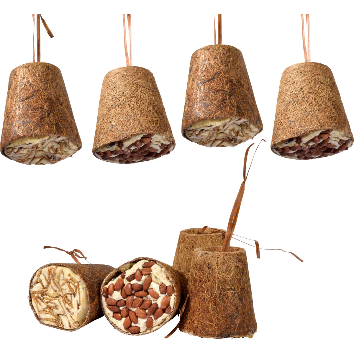 dobar Vogelfutter-Mix Erdnuss und Protein 8 Stk.