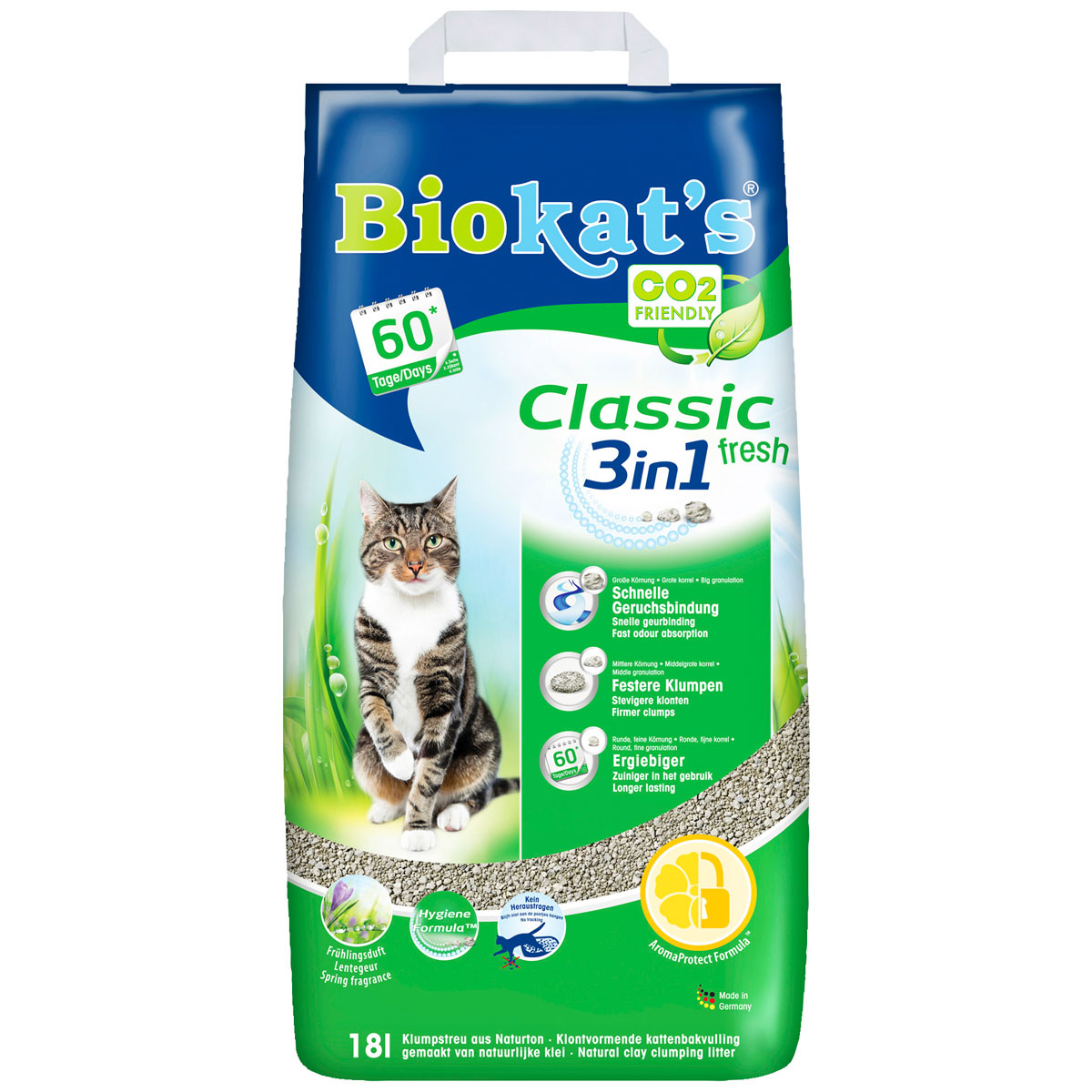Biokats Klumpstreu Classic Fresh 3in1 18 l