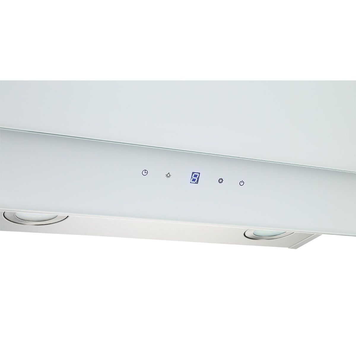 Respekta Selena Kopfreie Schräghaube CH77060WA 60 cm Weiß Bild 3