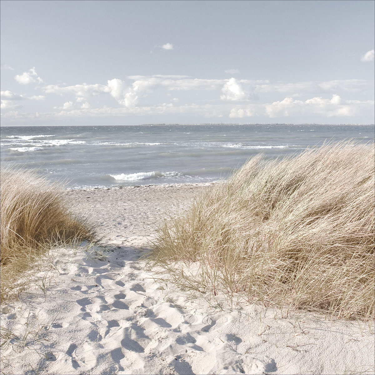 Glas-Art Oase Der Sinne I 30 x 30 Glasbild Bild 1