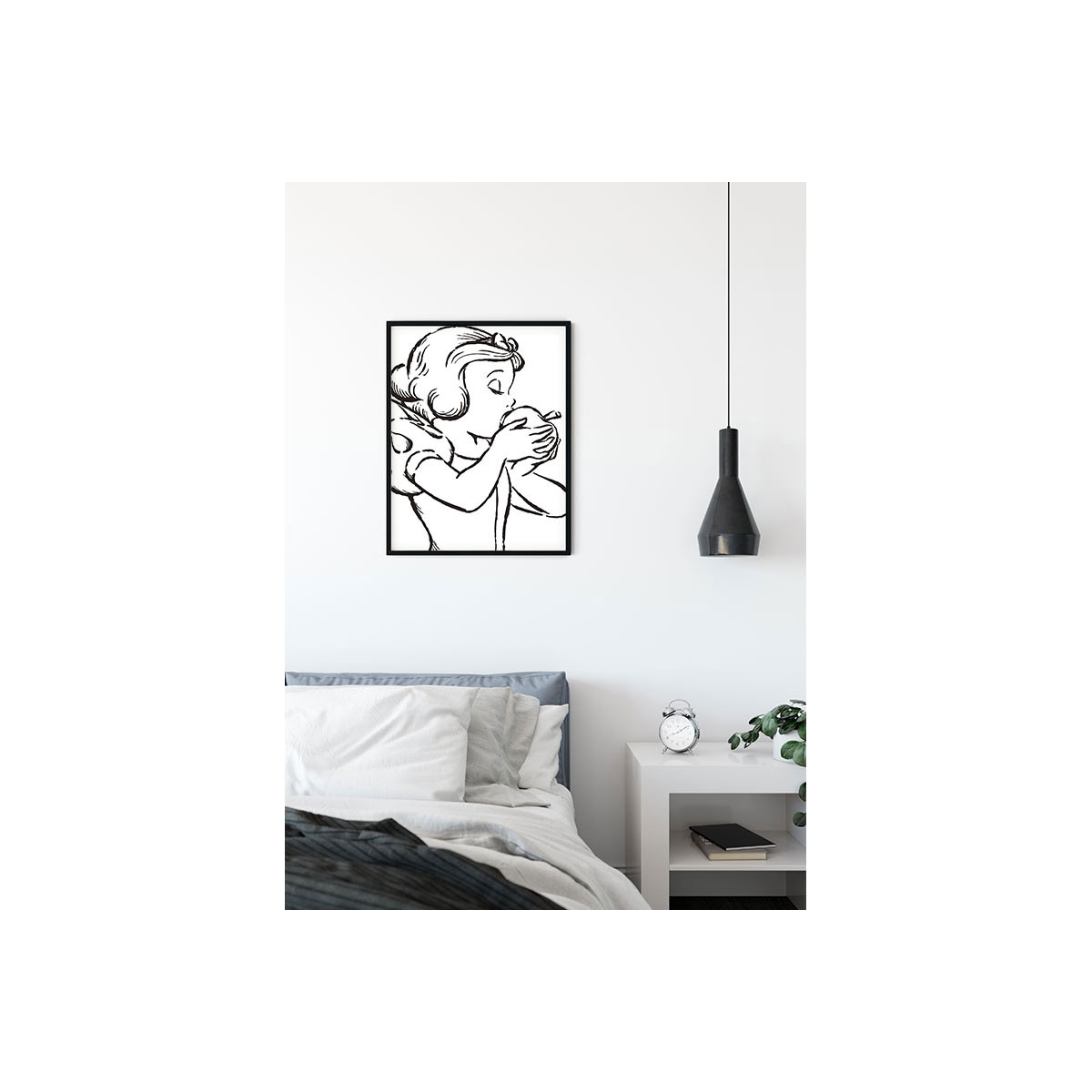 Komar  Wandbild Snow White Apple Bite white 50x70 cm Bild 7