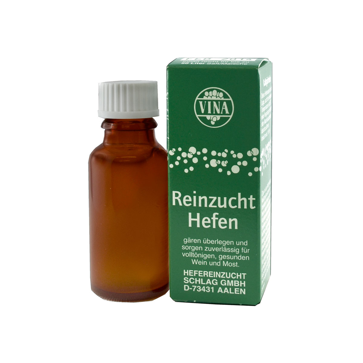 Kaltgärhefe ausreichend bis 50 L ca 19ml