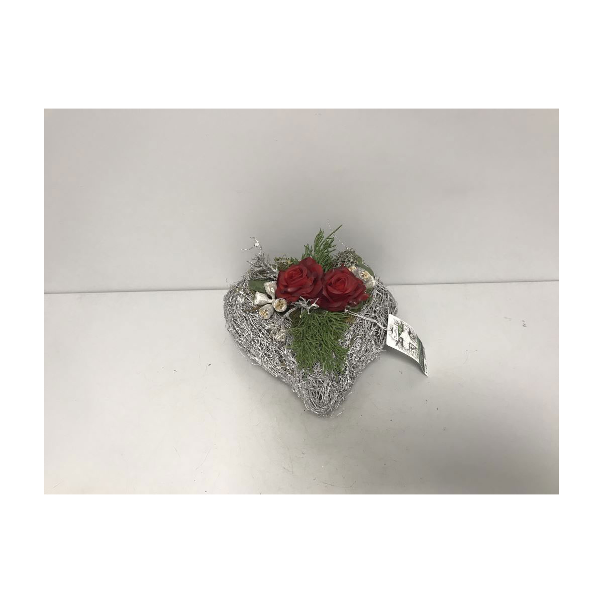 Plantiflor  Reben-Pflanzenherz mit Rosenblüten rot