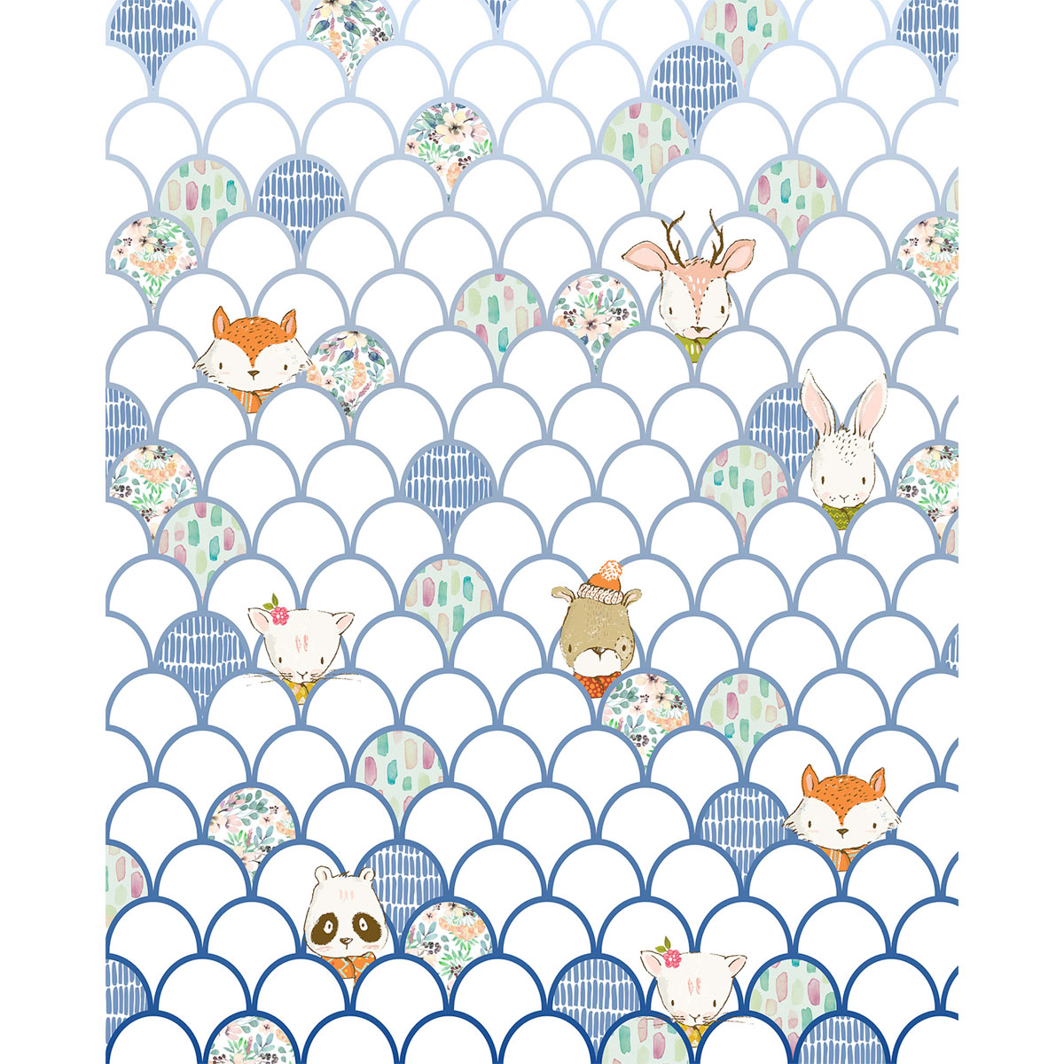 Komar  Vlies Fototapete Shelly White 200x250 cm Bild 2