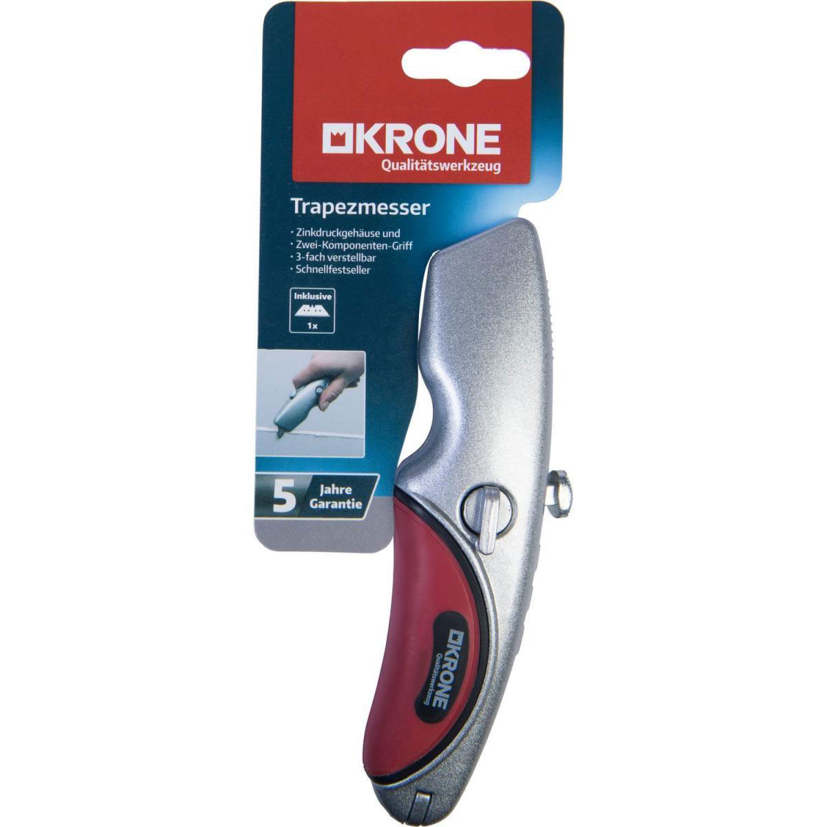 Krone Unimesser Zinkdruck-Kunststoff-Griff Bild 2