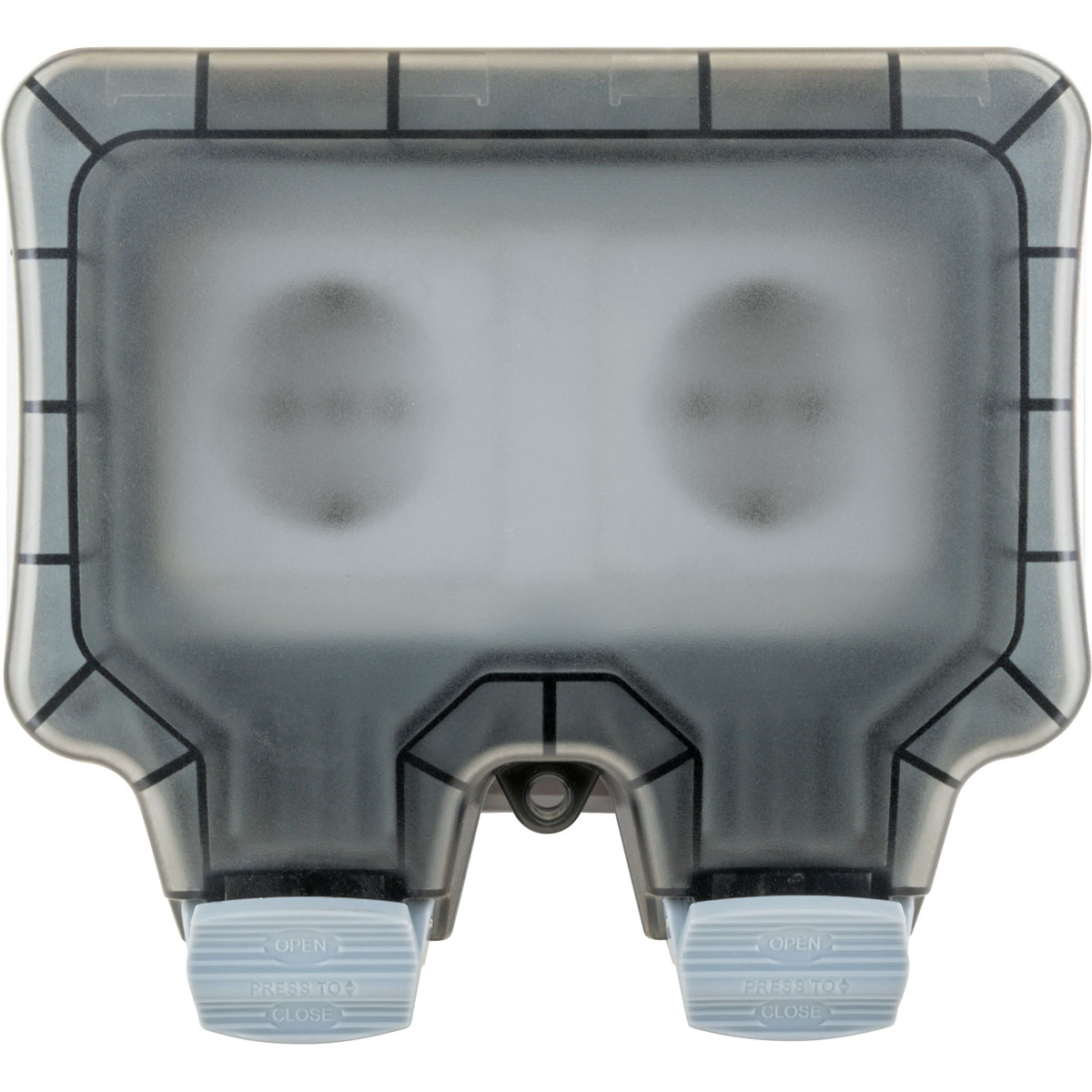 Schwaiger  Außensteckdose Aufputz 2-fach IP66 Bild 1