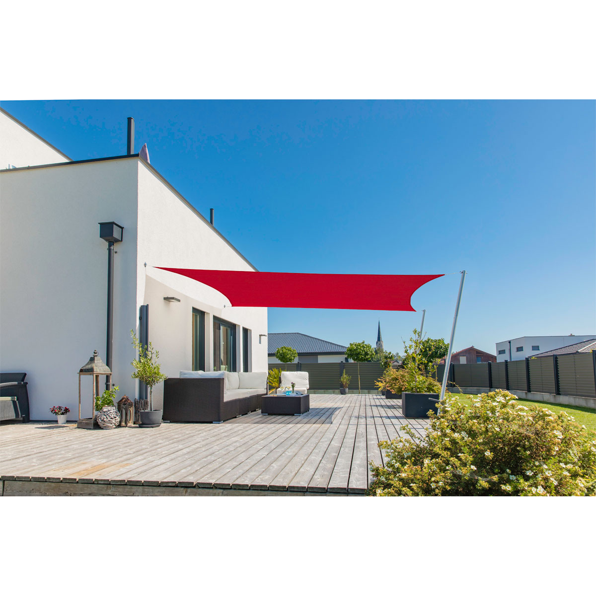 Rechteck-Segel Cannes 2 x 3 m brick Bild 2