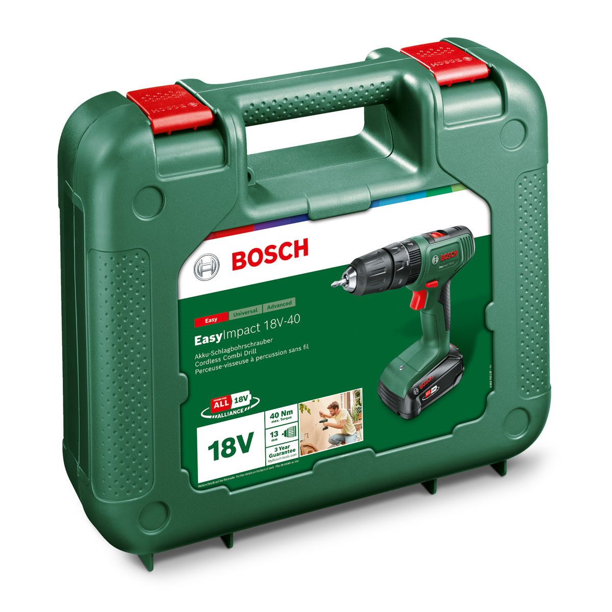 Bosch  Akku-Schlagbohrschrauber EasyImpact 18V-40 Bild 2