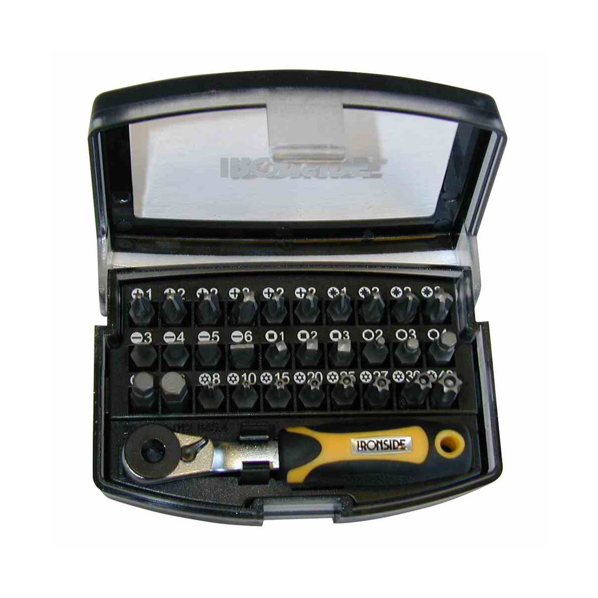 Ironside Bit-Set PH/PZ/SL/Hex/TX 31-teilig