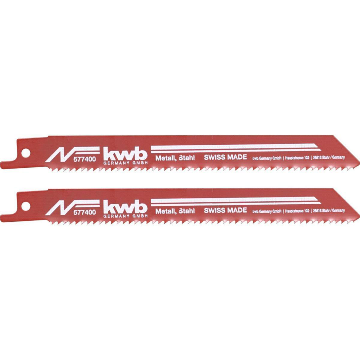 kwb  Säbelsägeblätter Metallbearbeitung grob 130 mm Bild 1