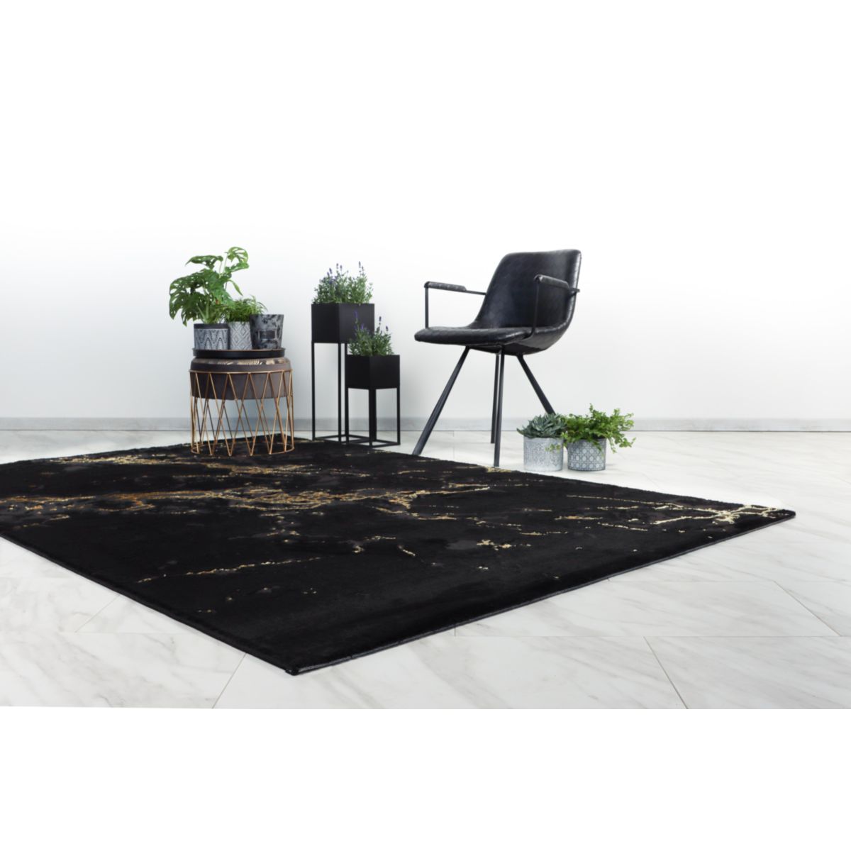 Mineral 425 Schwarz 80 x 150 cm Bild 3