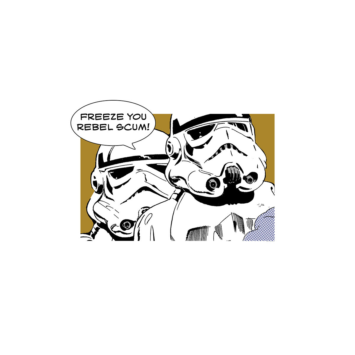 Komar  Wandbild Star Wars Classic Comic Quote Stormtrooper 70x50 cm Bild 2