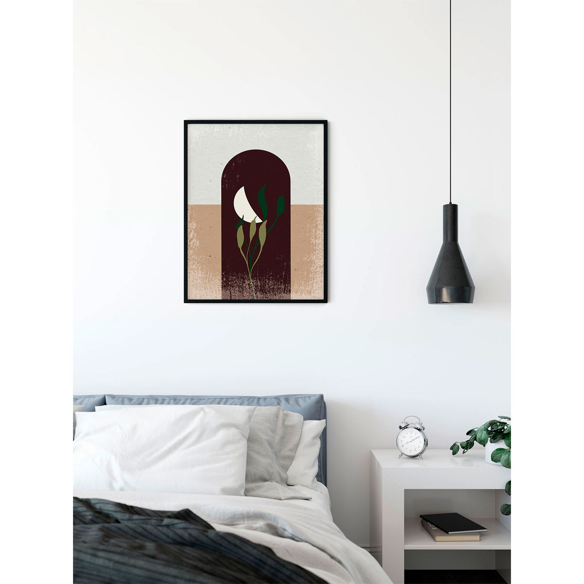 Komar  Wandbild Silence Half Moon 40x50 cm