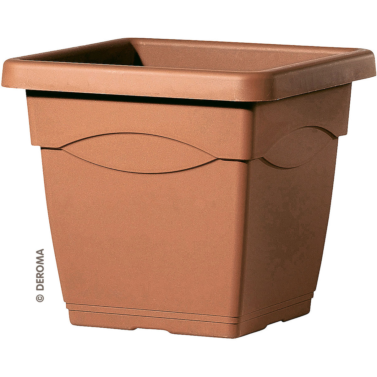 Blumentopf Quadro Day R 32 cm cotto