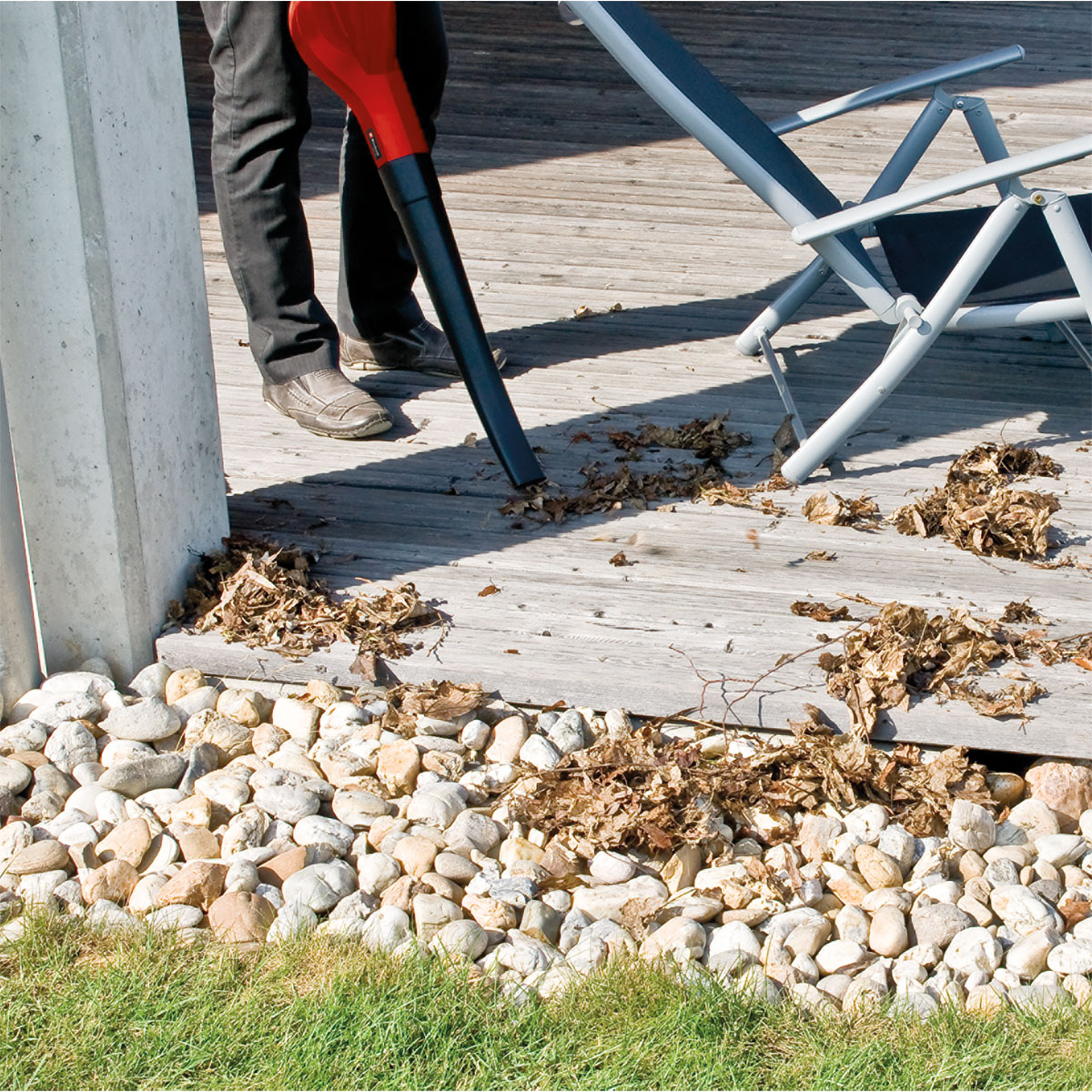 Einhell Akku-Laubbläser GE-CL 18 Li E - Kit 3-teilig Bild 12