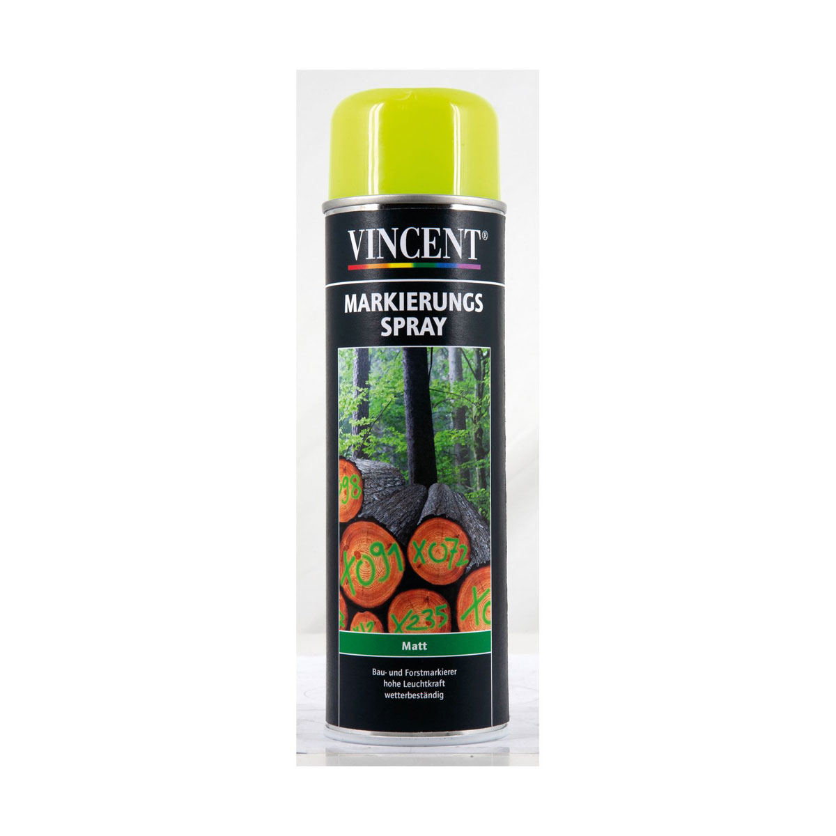 Vincent Markierungs Lack seidenmatt leuchtgelb 500 ml