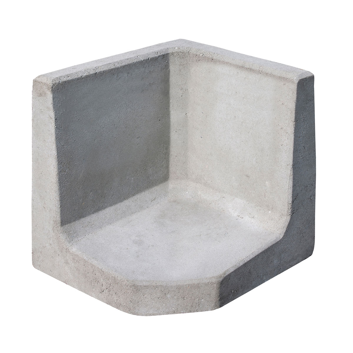 Diephaus  L-Stein-Ecke grau 40 x 50 x 50/7 cm Bild 1