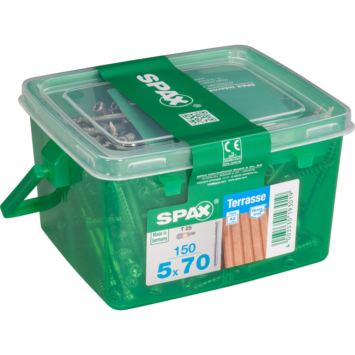 Spax Terrassenschrauben Zylinderkopf