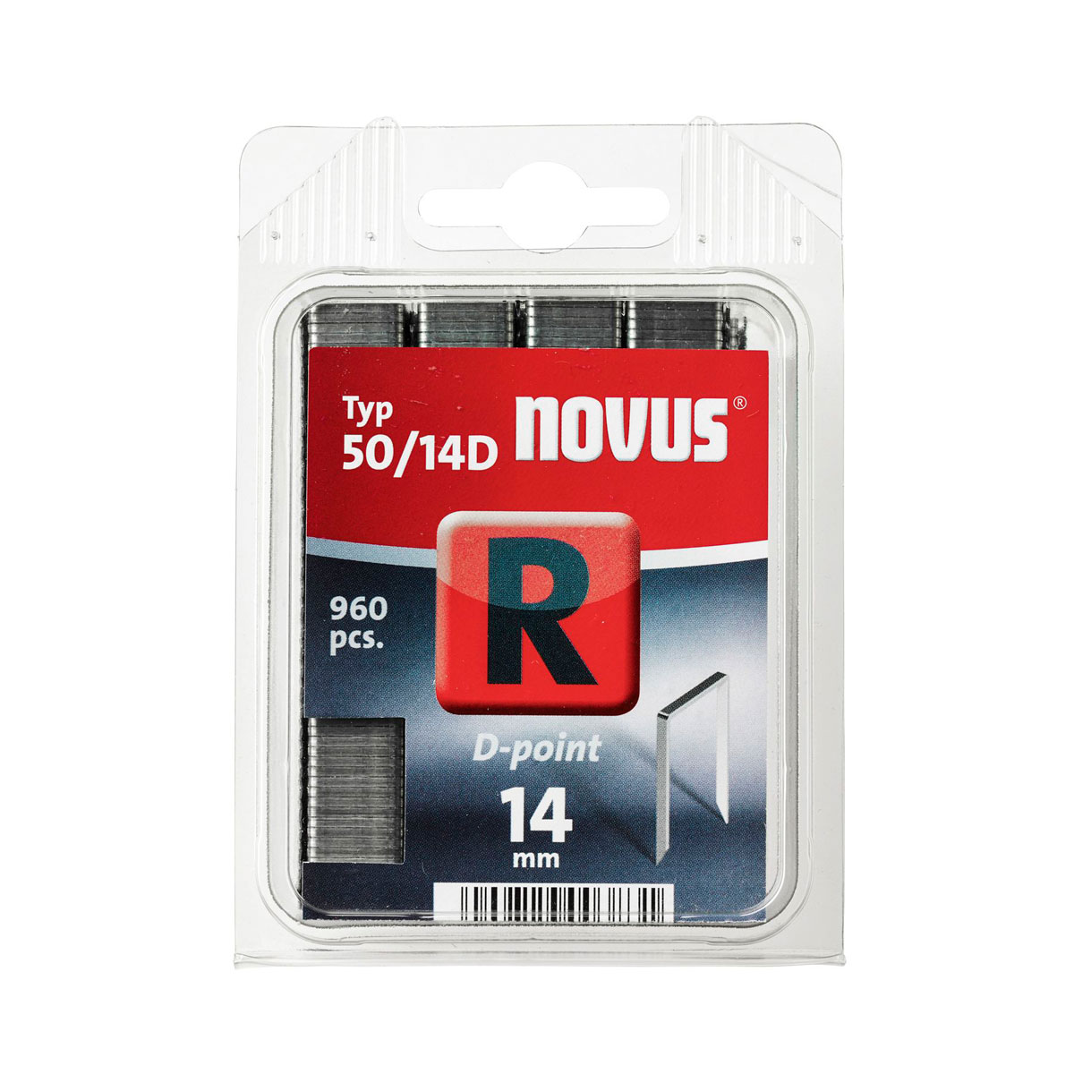 Novus Flachdrahtklammer R Typ 50/14 D 14 mm Bild 2