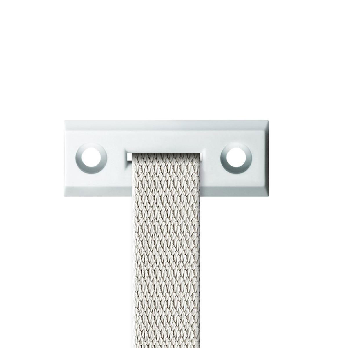 Schellenberg Gurtführung eckig für 14-23 mm Gurtband weiß Bild 1