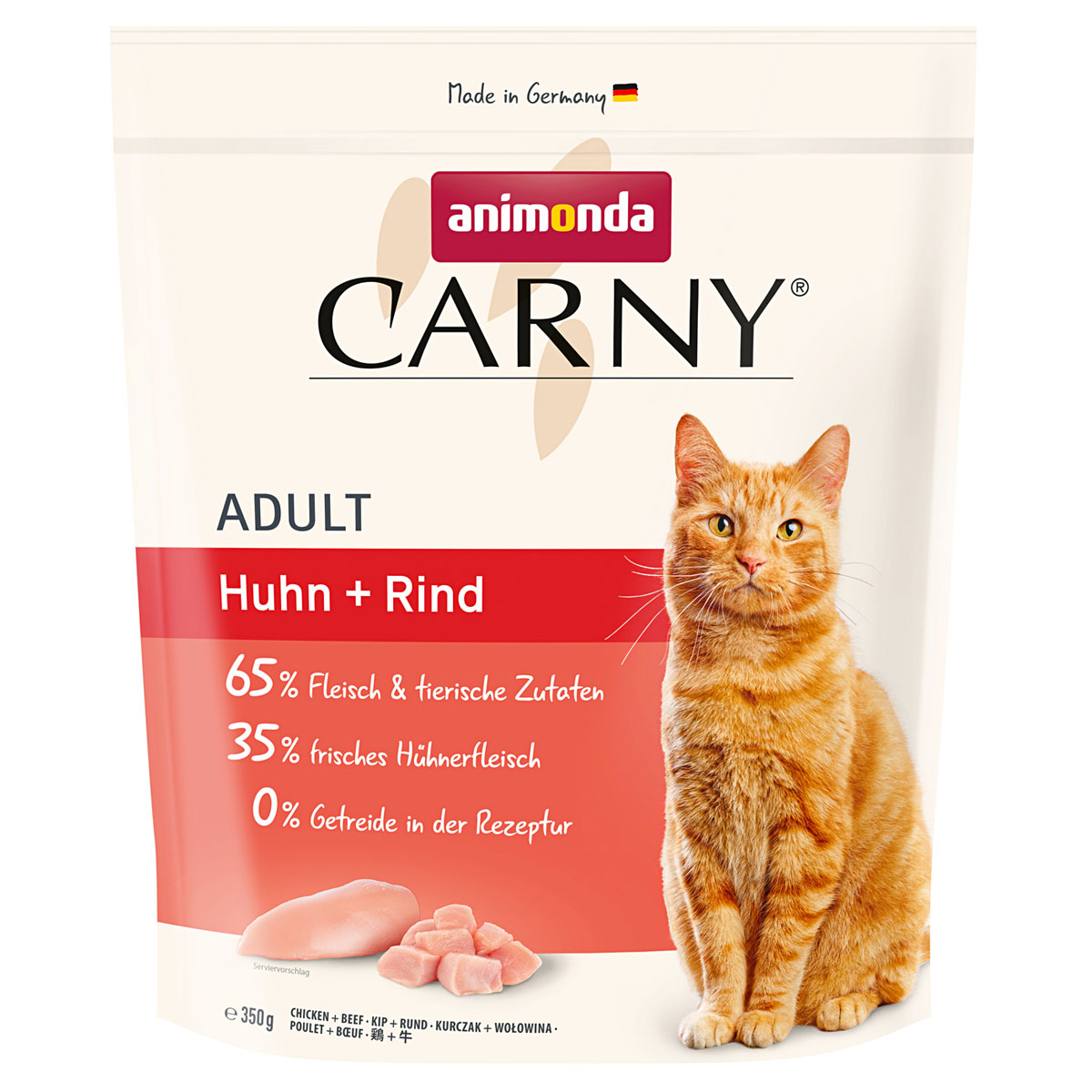 Carny Katzenfutter Adult Huhn und Rind 350 g