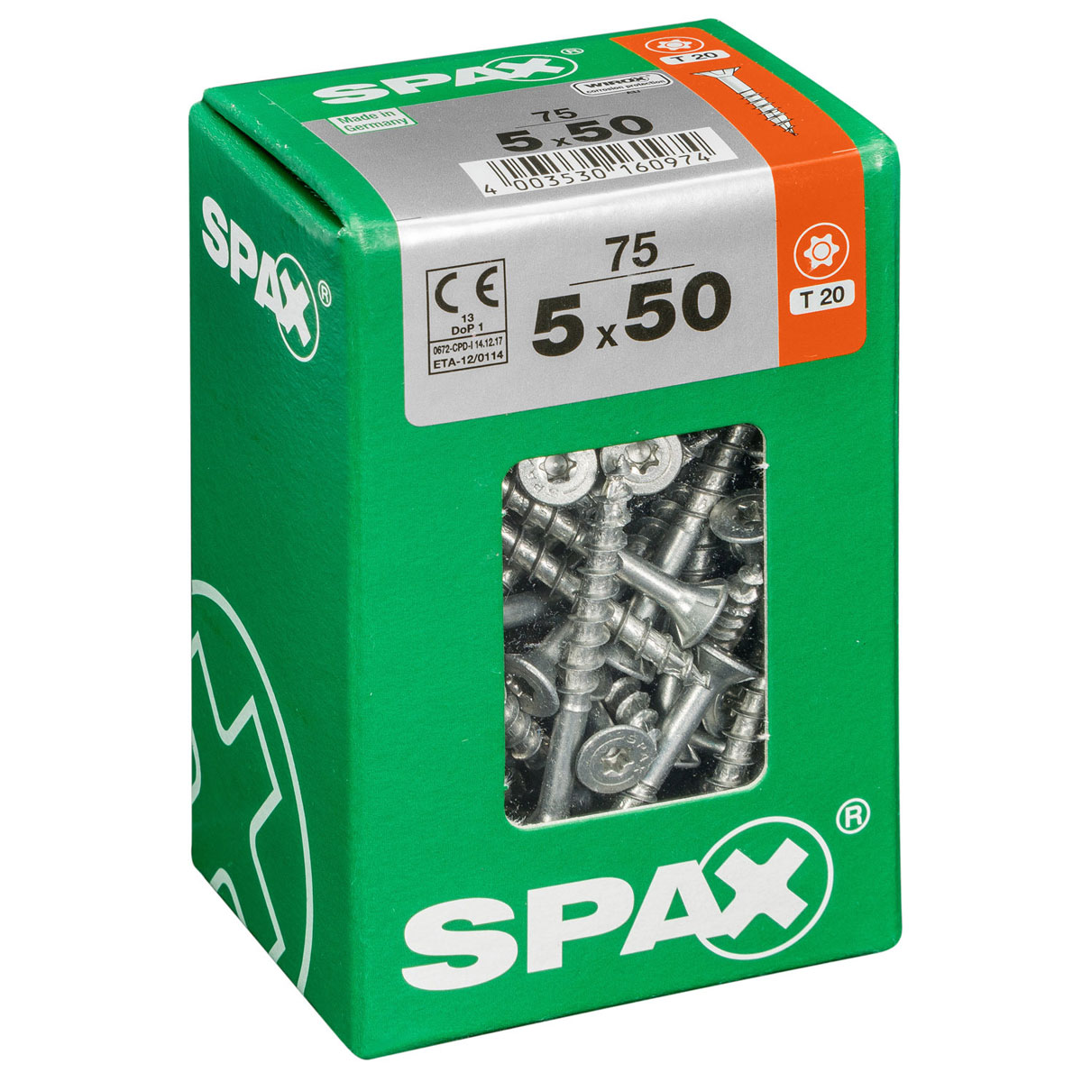 Spax Universalschrauben WIROX Senkkopf 5 x 50 L 75 Stück Bild 2