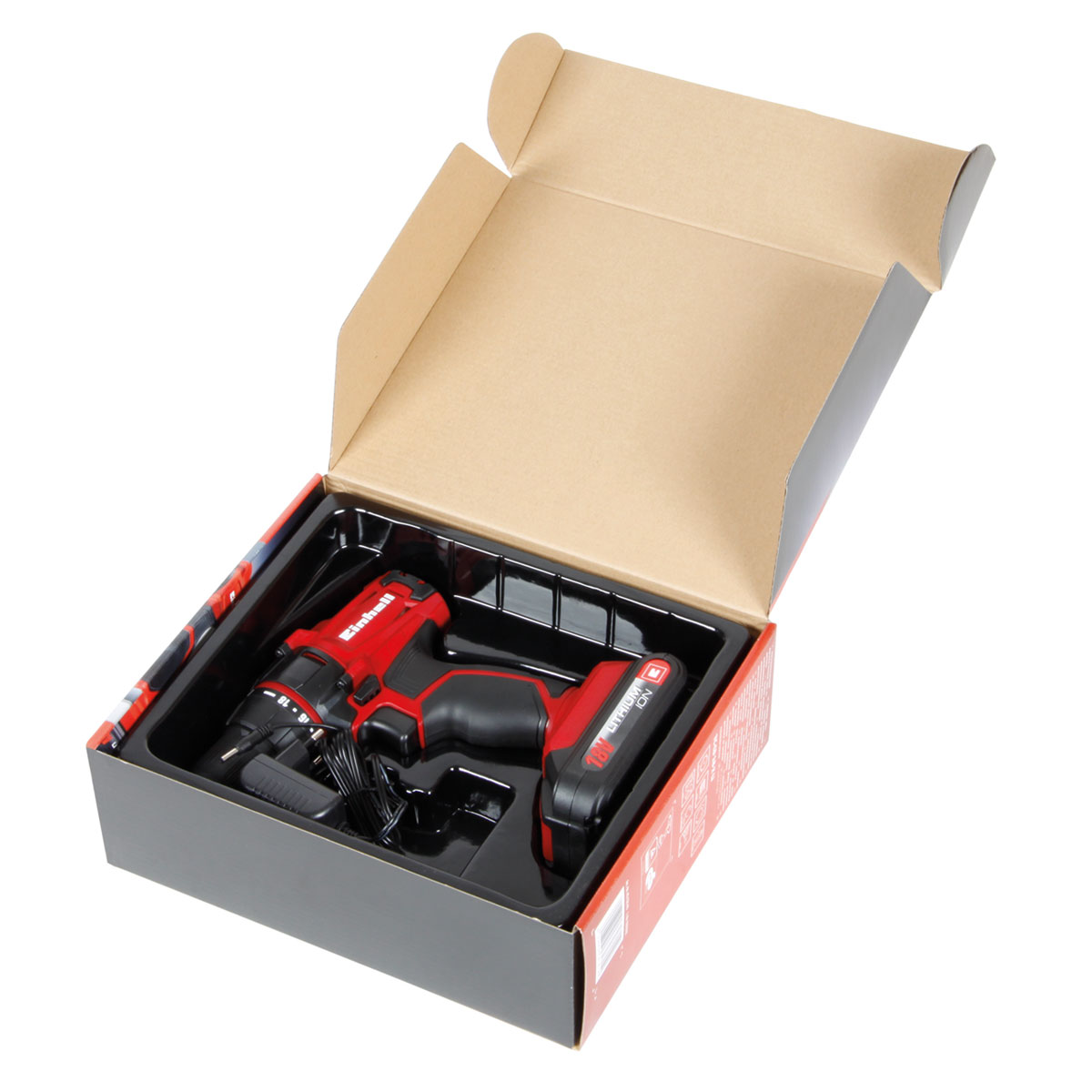 Einhell Akku-Bohrschrauber TC-CD 18-2 Li 1 Akku 3-teilig Bild 3