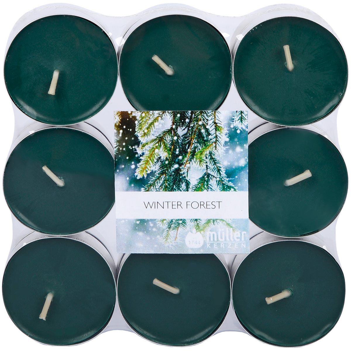Müller Kerzenfabrik Duftlicht Christmas 18er winter forest