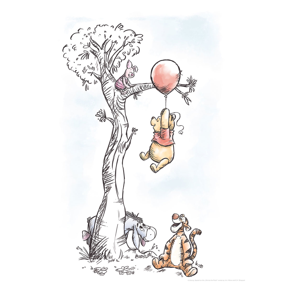 Komar  Wandbild Winnie the Pooh Hang on 50x70 cm Bild 2