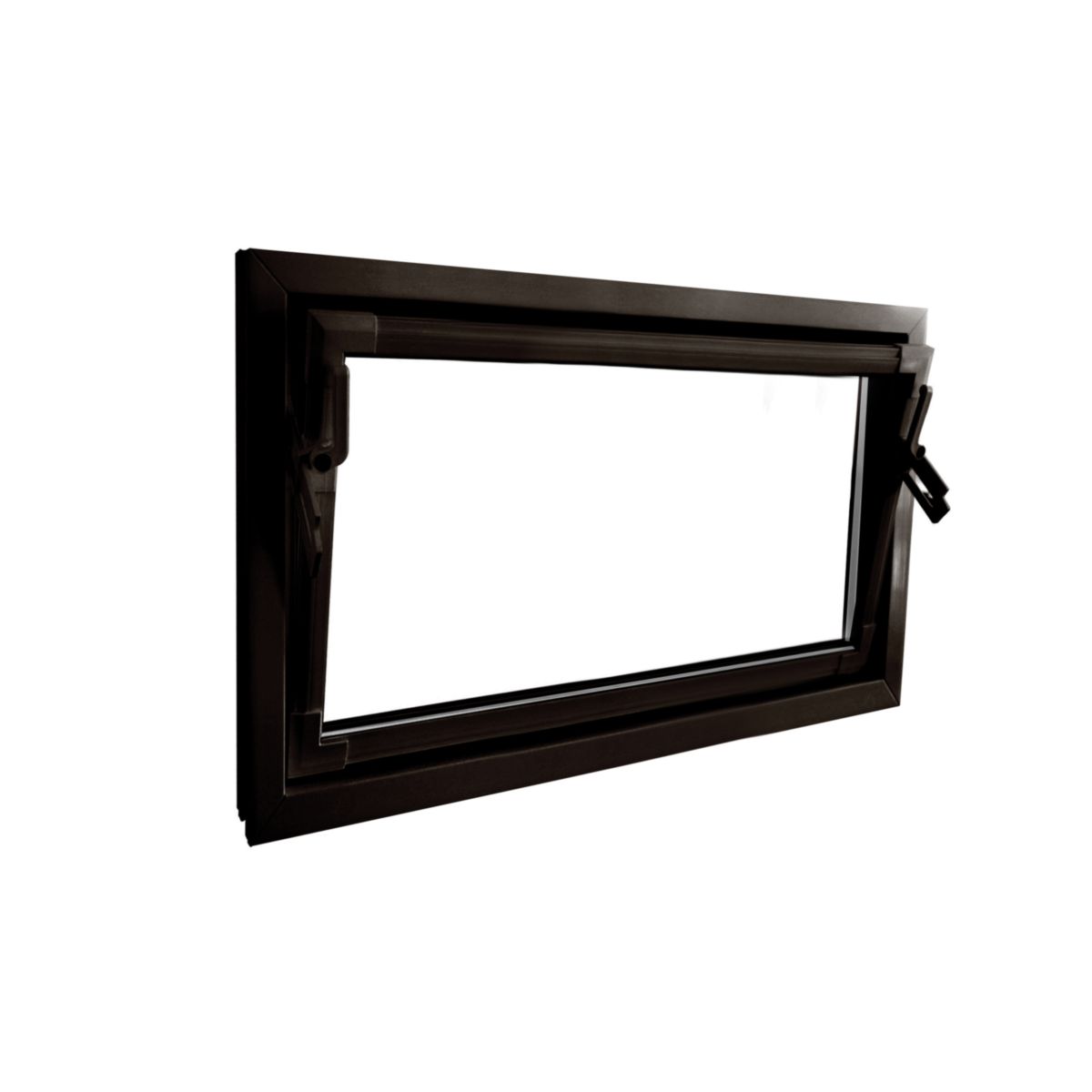 Kippfenster Q59 1000 x 600 mm Iso Glas braun