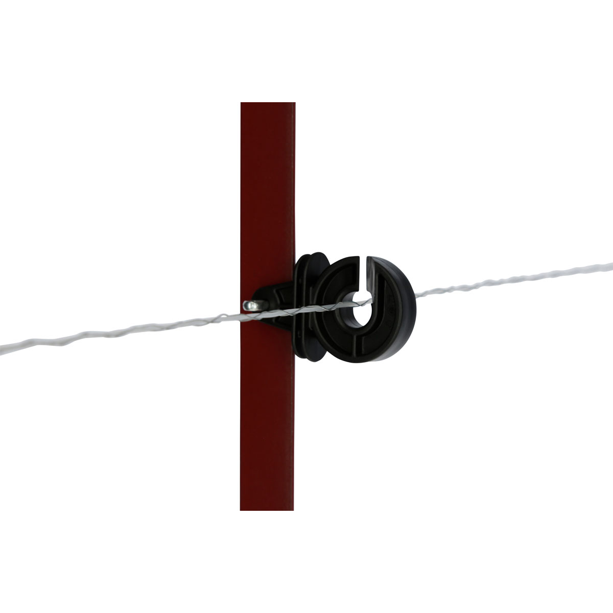 Splint-Isolator für Winkelstahlpfahl schwarz 125 Stück