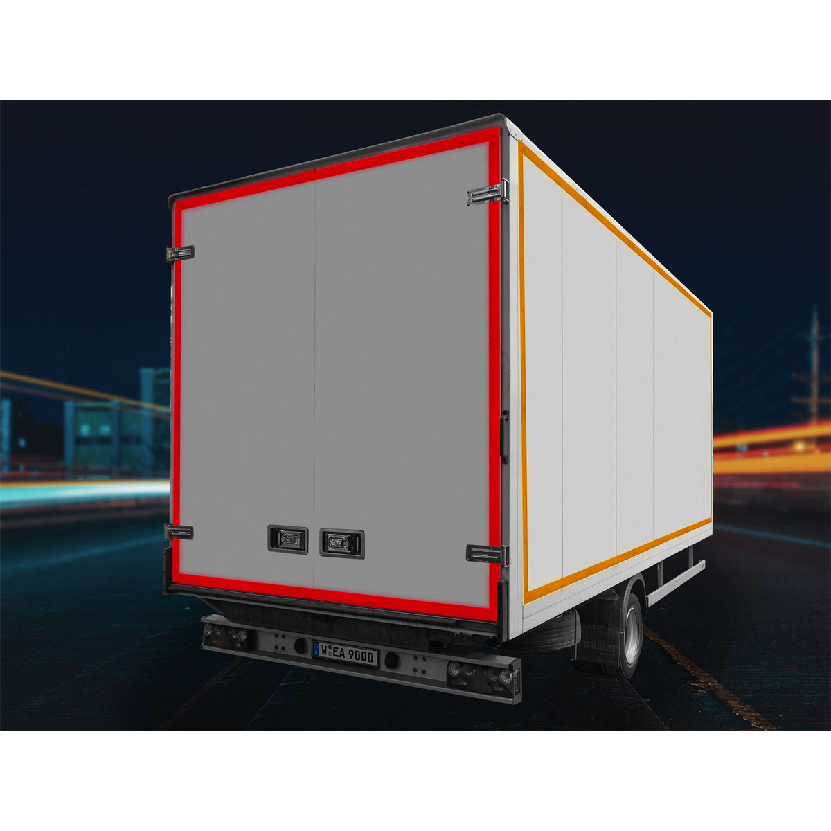 LAS 10215 Reflektorband selbstklebend rot 2m Bild 2