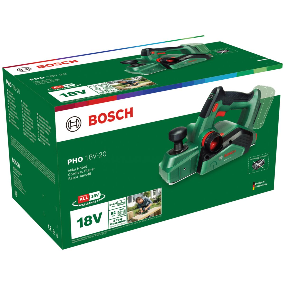 Bosch Professional Akku-Hobel PHO 18V-20 Bild 2