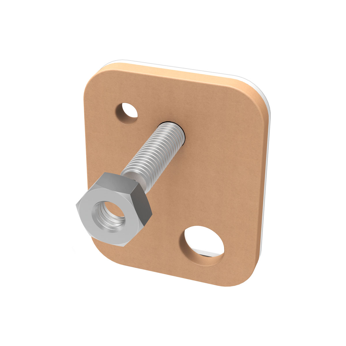 Tesa Klebeschraube für Mauerwerk viereckig 2 Stück Traglast 2 x 5 kg Bild 2