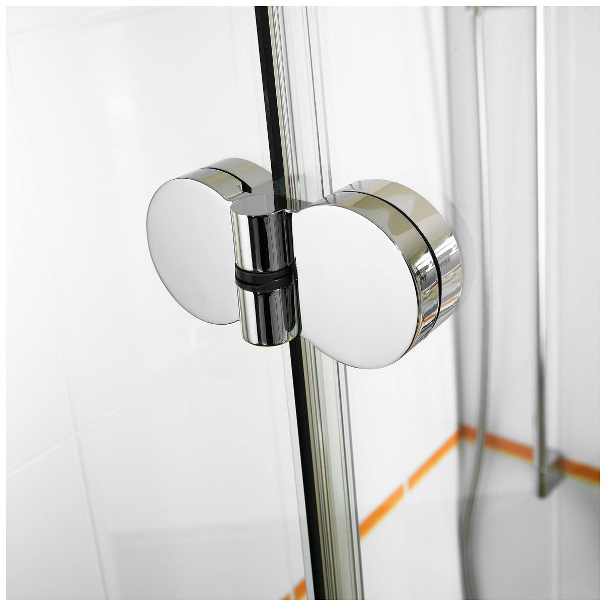 Breuer  Drehfalttür Elana Komfort 4-teilig für Nische alu chromeffekt Klarglas 1600 mm Bild 4