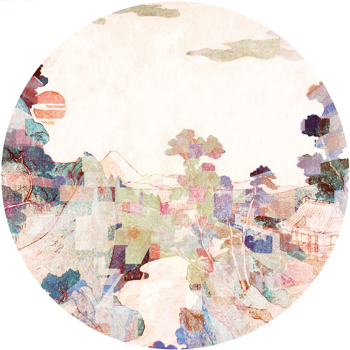 Komar  Selbstklebende Vlies Fototapete rund Impression Durchmesser 125 cm Bild 2