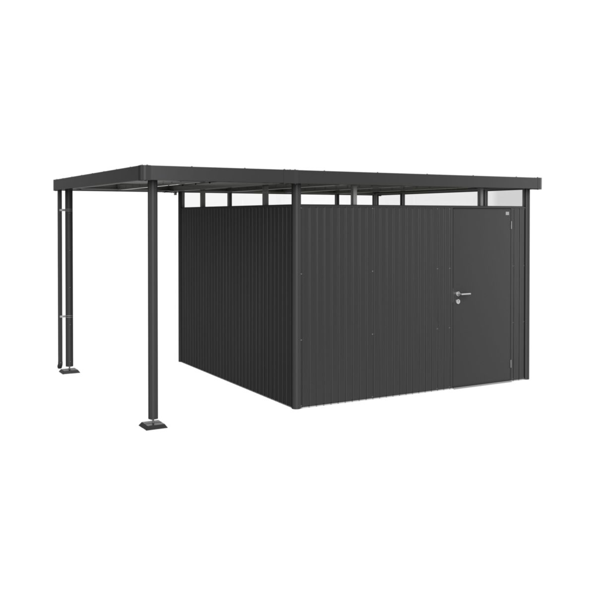 Biohort SEITENDACH GHH H5, H6 Gr. S dunkelgrau-metallic Bild 2