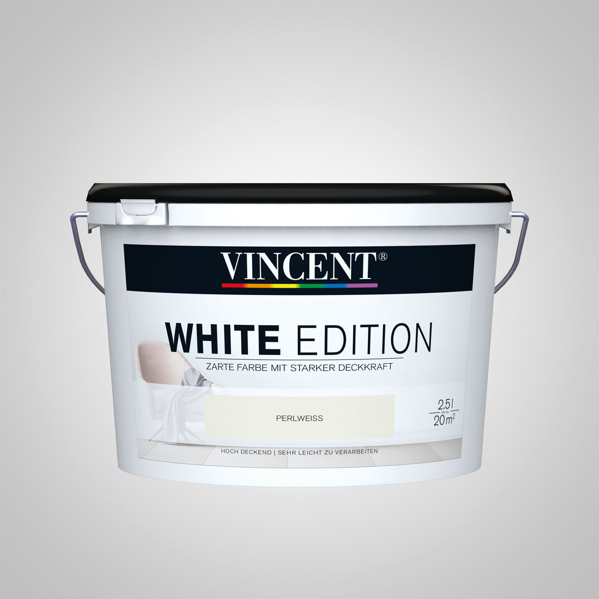 Vincent White Edition Perlweiß 2,5 L