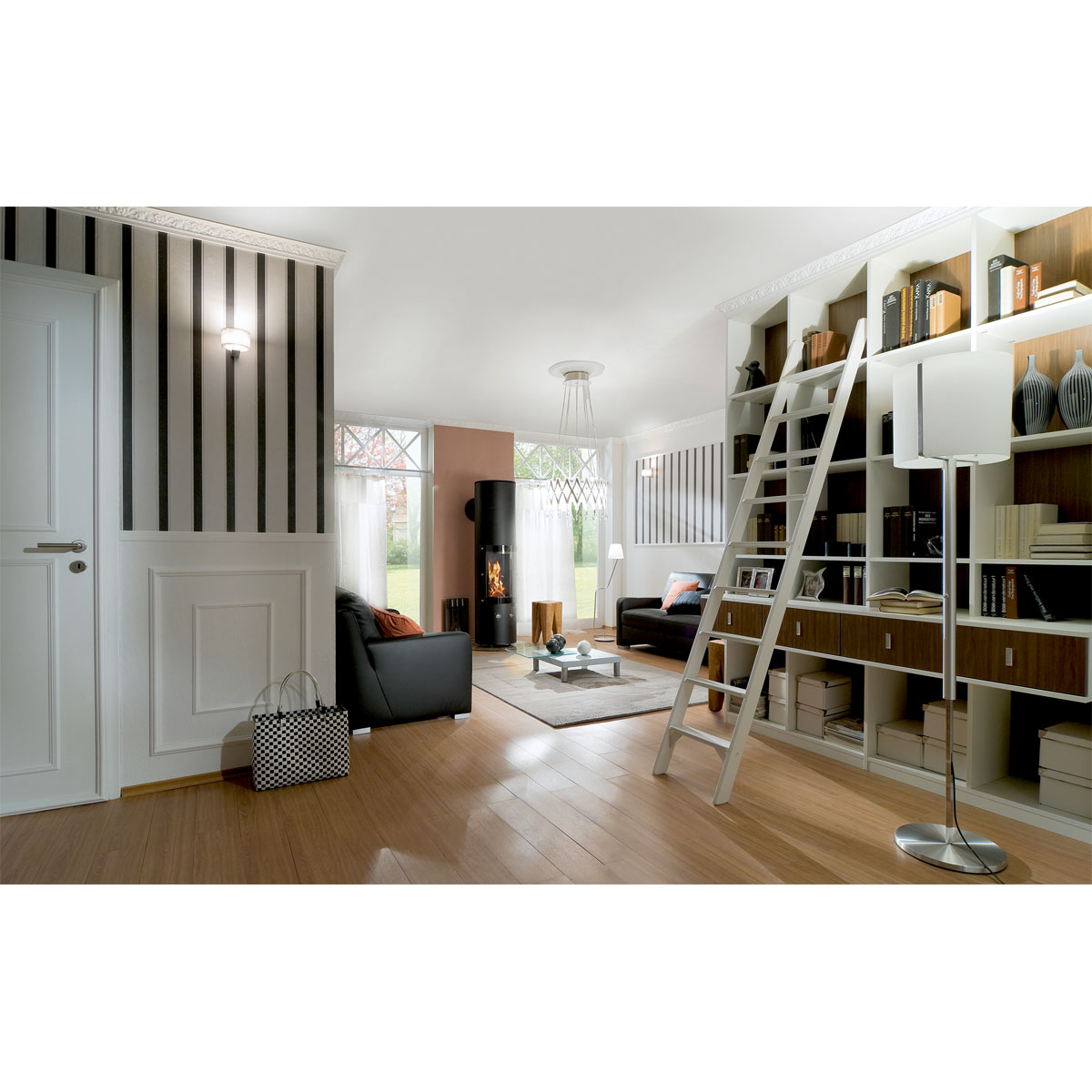 Zierprofil Denise weiß 1 x 2 m Bild 2