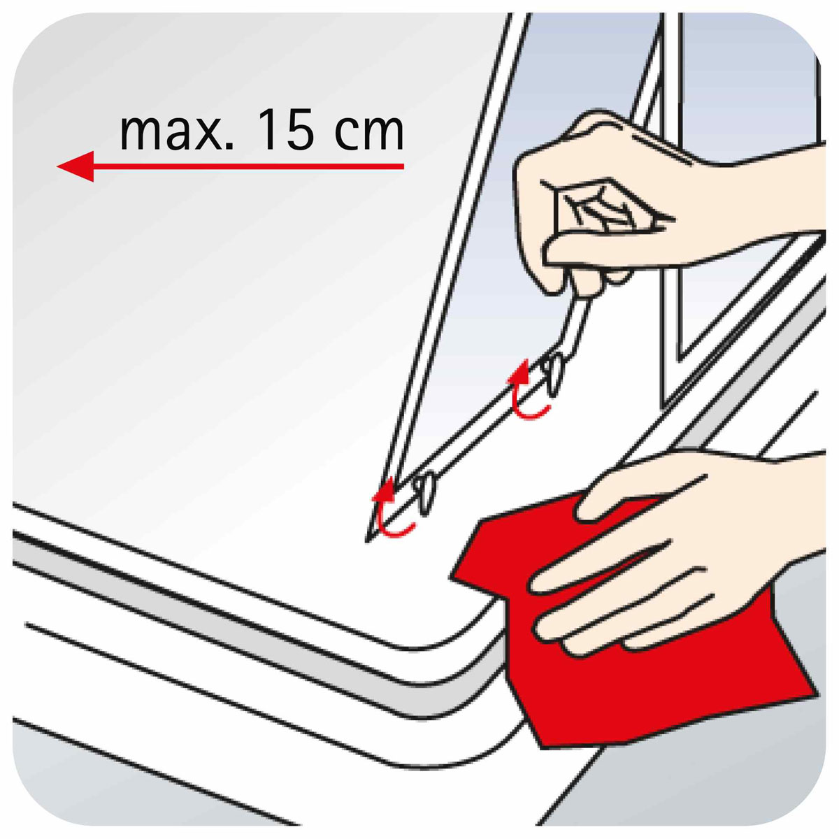 Schulte Eckeinstieg Kristall Trend 185 x 90 x 75 cm chrom klar Bild 3