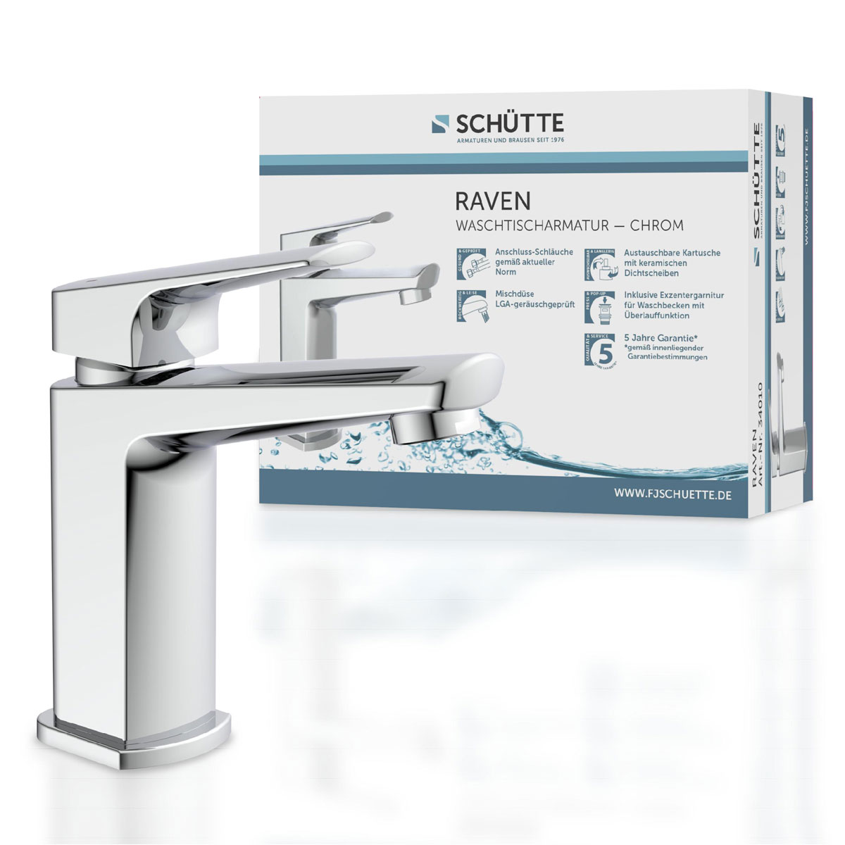 Schütte  WT-Armatur Raven,chrom,Kartusche mit Bild 2