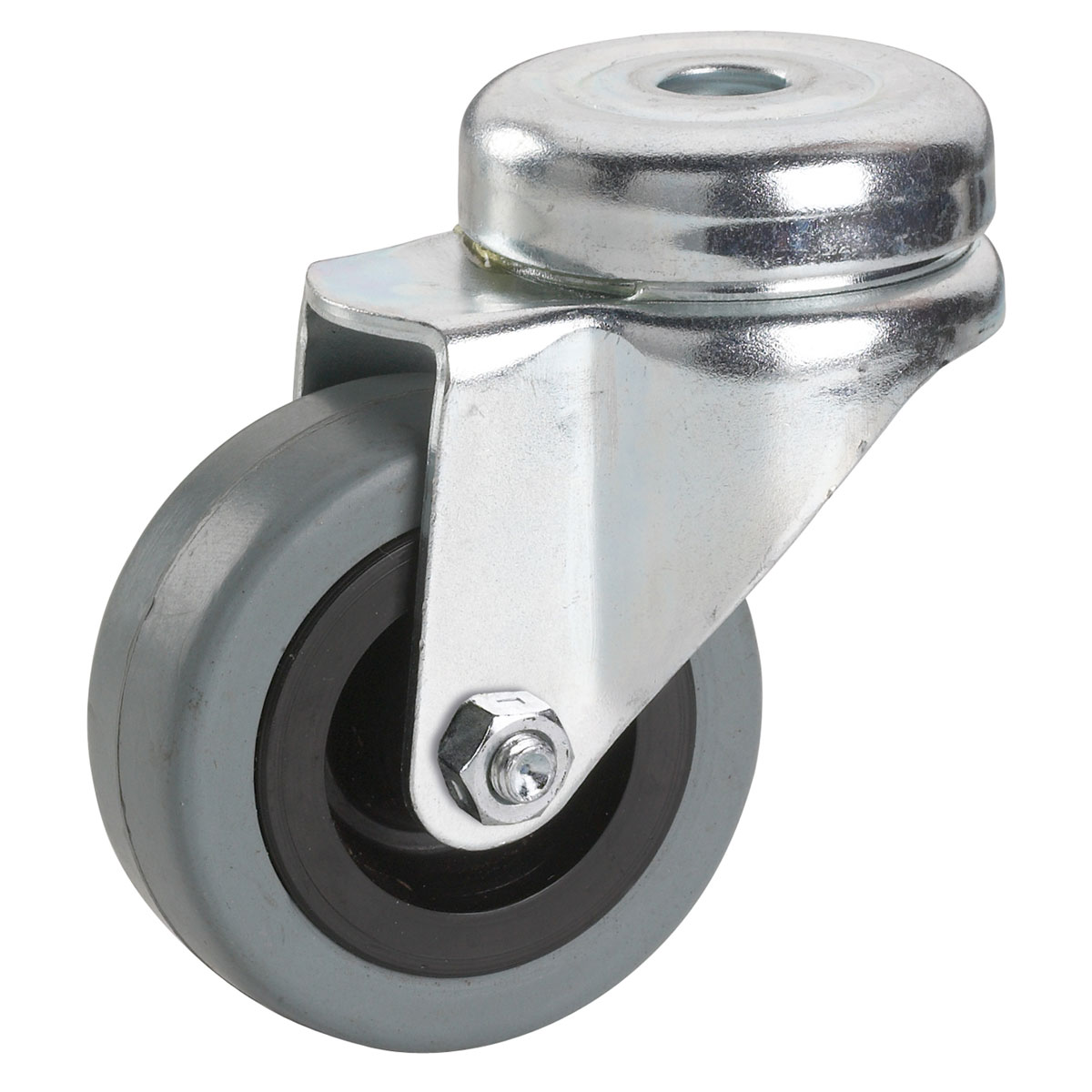 Dörner + Helmer Apparate-Lenkrolle ohne Feststeller 10,2 mm verzinkt