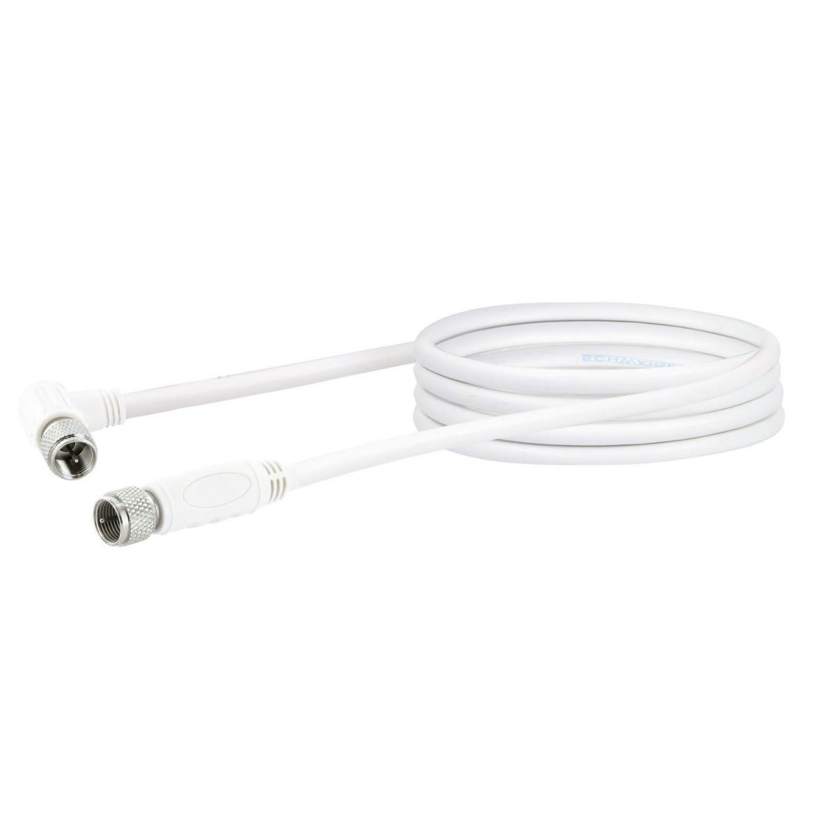 Schwaiger SAT-Antennenkabel 100 dB weiß 150 cm