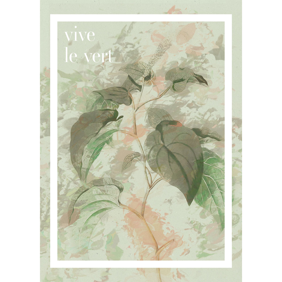 Komar  Wandbild Plant Art Vive le vert 40x50 cm Bild 2