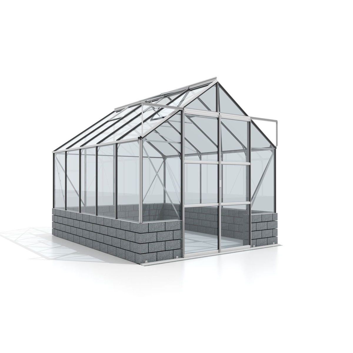 Vitavia Gewächshaus Cassandra 8300 8,3m² schwarz