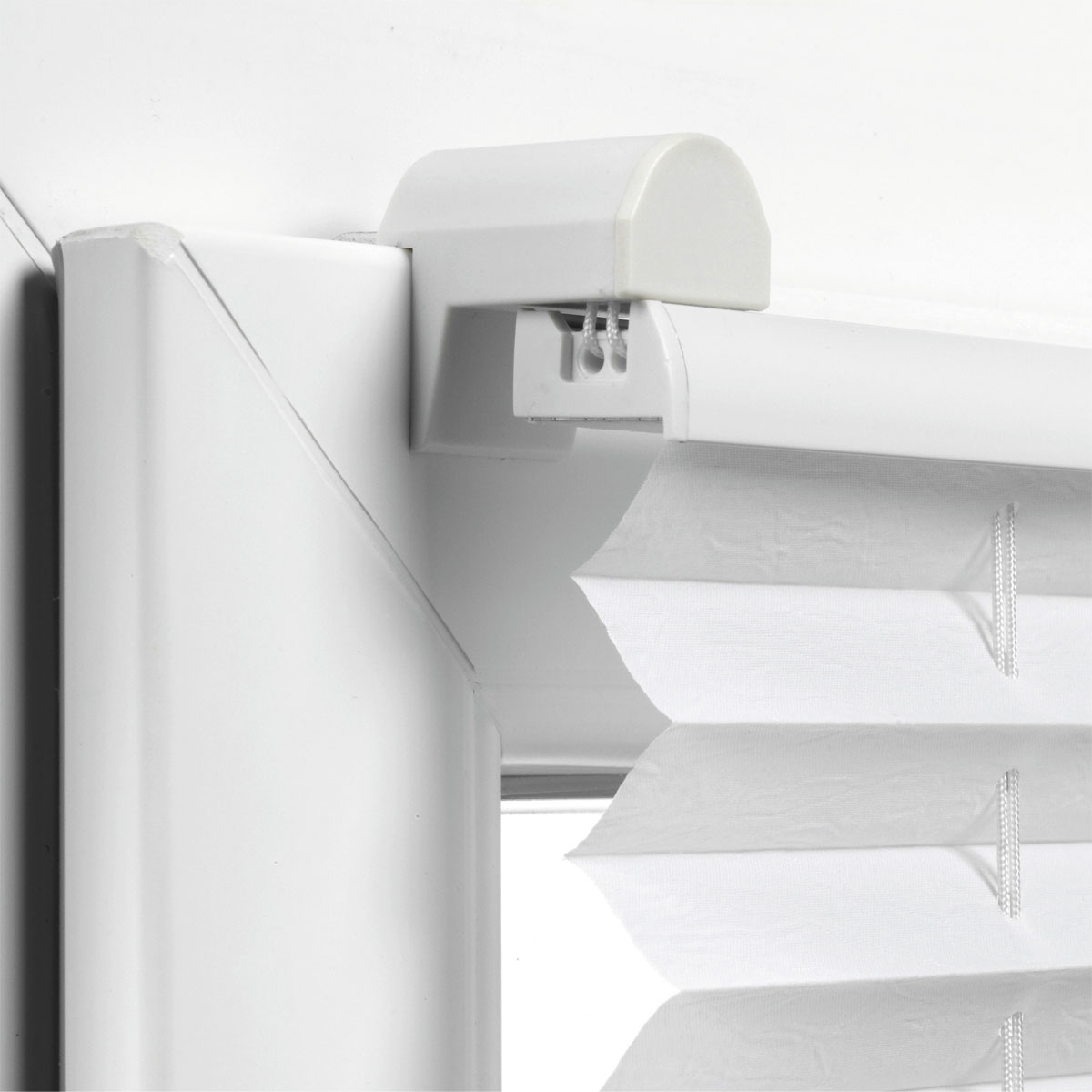 Gardinia Plissee Easyfix mit 2 Bedienschienen 80 x 130 cm weiß Bild 3