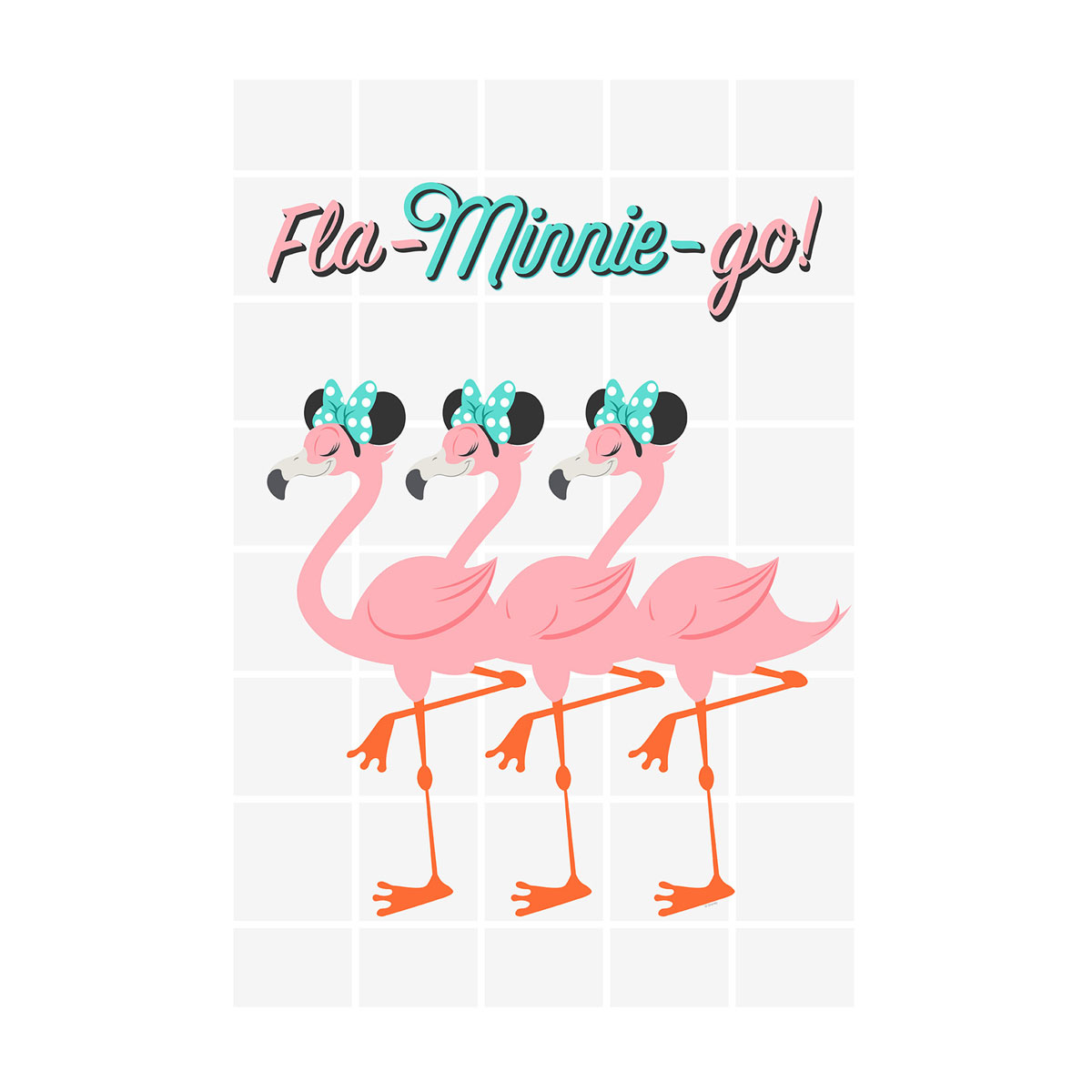 Komar  Wandbild Minnie Mouse Fla-Minnie-go 40x50 cm Bild 2